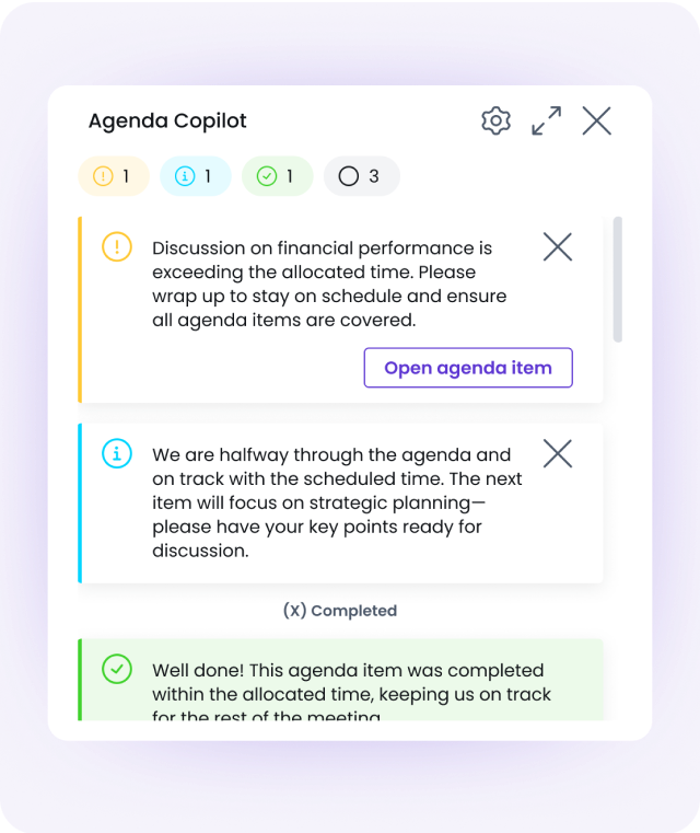 AI-agenda’s voor productieve vergaderingen
